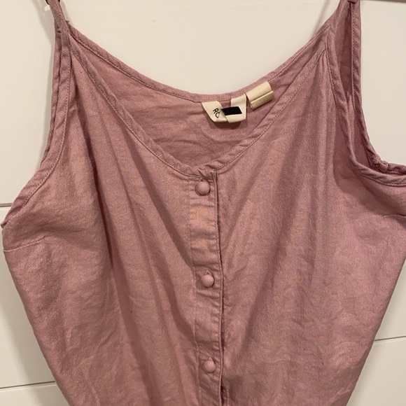 Roxy Become the One Strappy Buttoned Crop Top - Picture 4 of 11